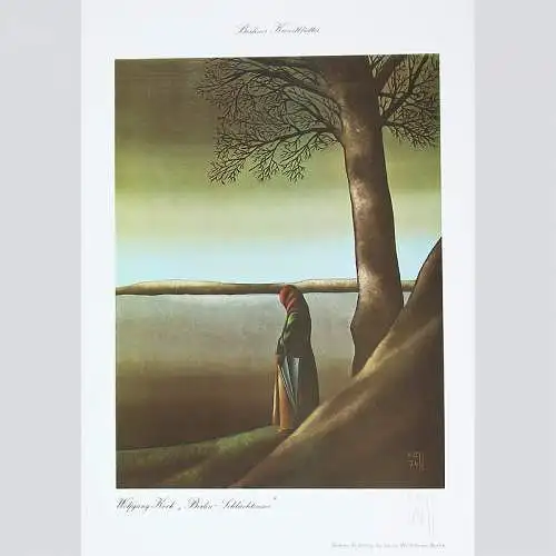 Wolfgang Koch: Berliner Kunstblätter. Frau in weiter Landschaft, signiert