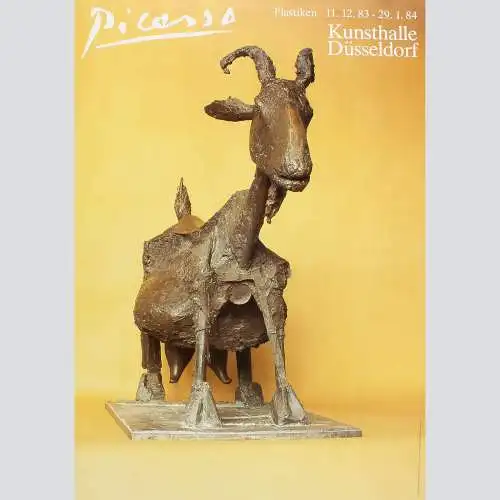 Picasso Plastiken. Ausstellungsplakat der Kunsthalle Düsseldorf (IV)