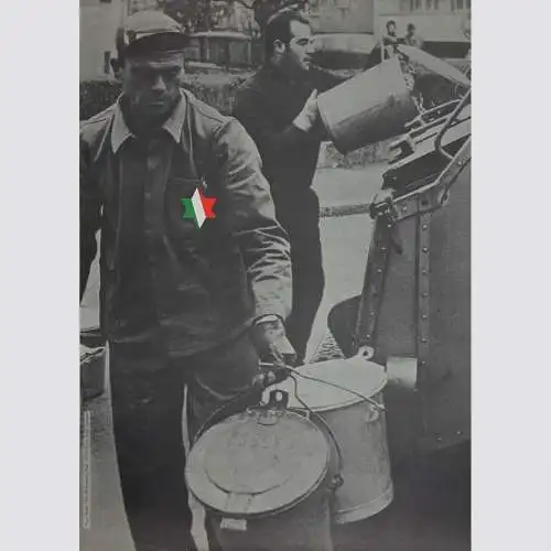 Klaus Staeck: Gastarbeiter. Plakat Serigrafie 1974.