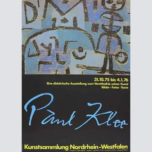 Paul Klee: Ausstellung Kunstsammlung Nordrhein-Westfalen, Düsseldorf 1975.