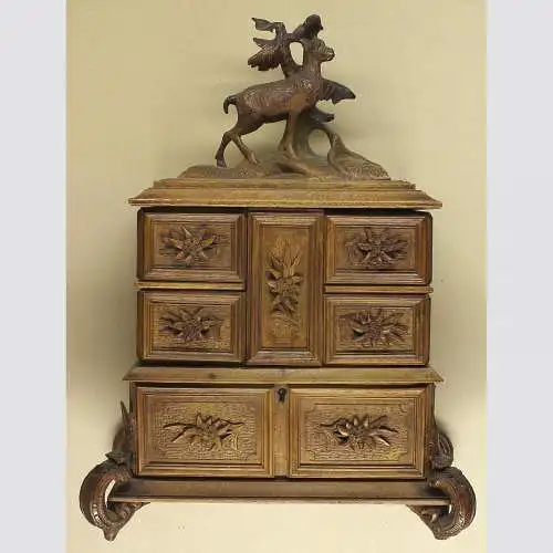 Original Brienzer Schmuckkästchen um 1900. 