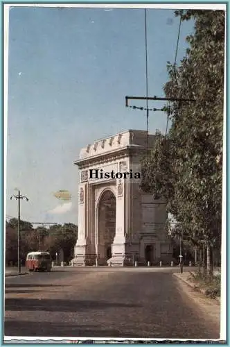 [Ansichtskarte] Bukarest Arc de Triomphe. 