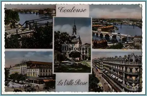 [Ansichtskarte] Toulouse - La Ville Rose. 