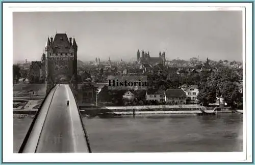 [Ansichtskarte] Worms - Rhein mit Nibelungenbrücke. 