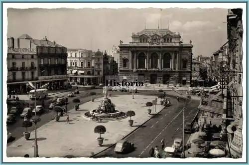 [Ansichtskarte] Montpellier (Hérault) - Le Théâtre et la place de la Comédie. 