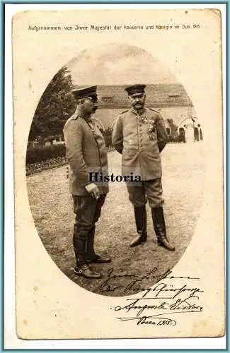 [Feldpostkarte] Zum Besten der Kriegsfürsorge Augusta Victoria Posen 1915. 