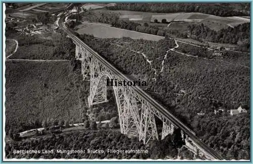 [Ansichtskarte] Bergisches Land - Müngstener Brücke - Fligeraufnahme. 