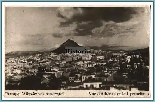 [Ansichtskarte] Vue d'Athènes et le Lycabette. 