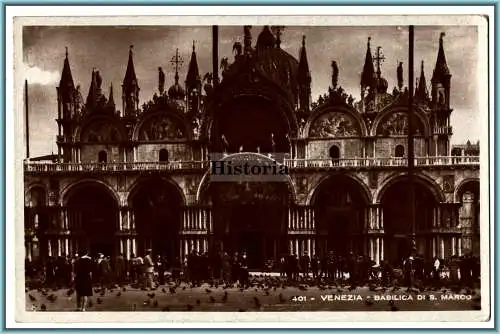 [Ansichtskarte] Venezia - Basilica di San Marco. 