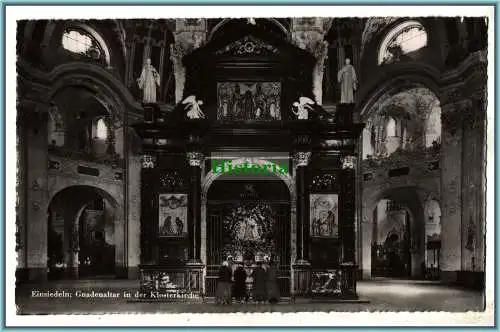 [Ansichtskarte] Einsiedeln -  Gnadenaltar in der Klosterkirche. 