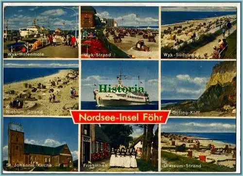 [Ansichtskarte] Nordsee-Insel Föhr 1970. 