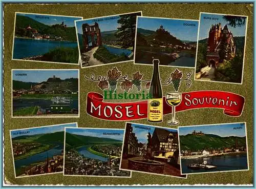 [Ansichtskarte] Mosel Souvenir 1964. 