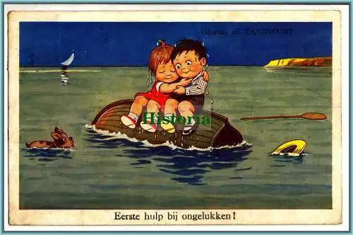 [Ansichtskarte] Zandvoort  , Cartoon - 1963. 