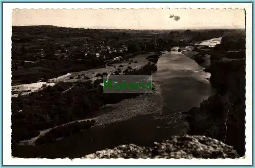 [Ansichtskarte] Saint-Martin-d’Ardèche -   Vue d'Aiguèze - 1955. 