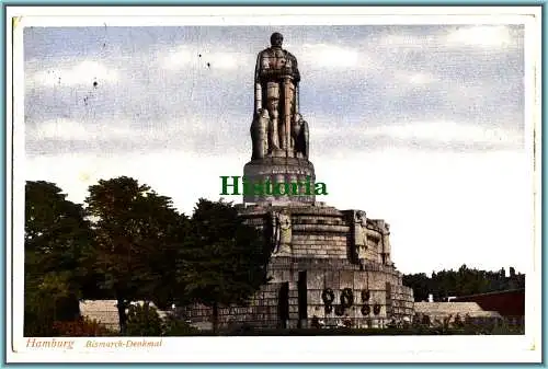 [Ansichtskarte] Hamburg - Bismarck-Denkmal. 