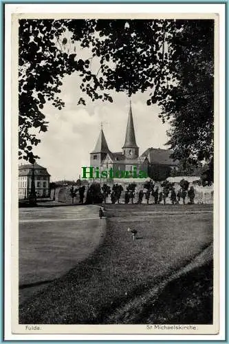 [Ansichtskarte] Fulda - St.Michaelskirche - 1934. 