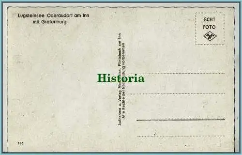 [Ansichtskarte] Lugsteinsee - Oberaudorf am Inn mit Grafenburg. 