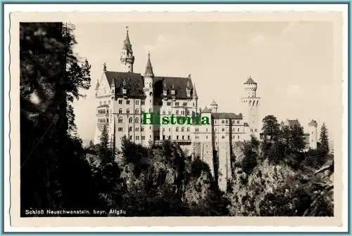 [Ansichtskarte] Schloß Neuschwanstein - bayr.Allgäu. 