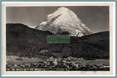 [Ansichtskarte] Seefeld gegen Hohe Munde. 