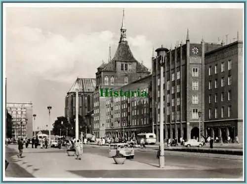 [Ansichtskarte] Rostock - Marienkirche - DDR 1966. 