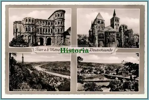 [Ansichtskarte] Trier an der Mosel die älteste Stadt Deutschlands. 