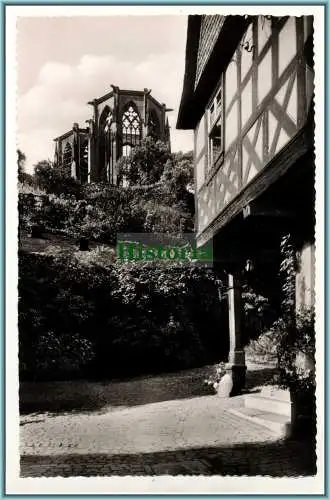 [Ansichtskarte] Bacharach / Rhein - Posthof mit Wernerkapelle. 