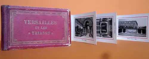 Frankreich Paris Schloss Park Versailles Leporello Bilder Album 1890