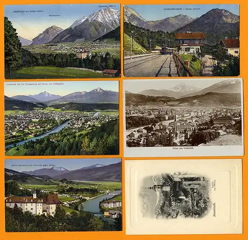 Österreich Stadt Innsbruck 14 alte Postkarten Sammlung ab 1910