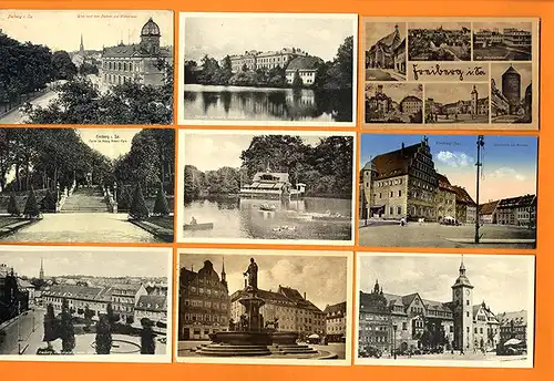 Freiberg Sachsen Bergbau Stadt  18 alte Postkarten Sammlung ab 1920