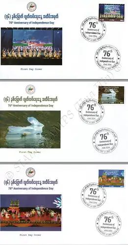 76th Anniversary of Independence -FDC(I)-I-