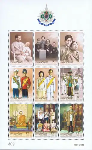 H.M. the King's 6th Cycle Birthday Anniversary (I-IV) -FOLDER FL(I)- (MNH)