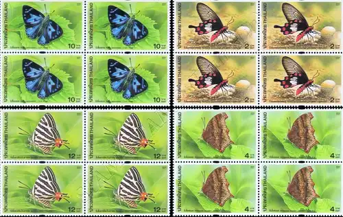 Butterflies (IV) -BLOCK OF 4- (MNH)