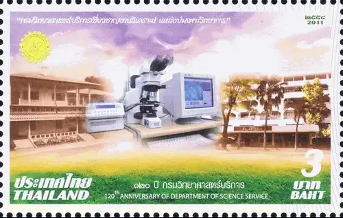 120th Anniversary of the Department of Science Service -WITH EDGE PRINT STAMP 08- (MNH)