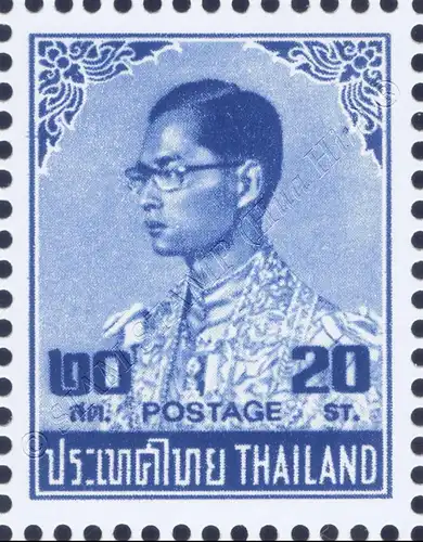 Definitive: King Bhumibol 6th Series 20 SATANG (HS) (671Y) (MNH)