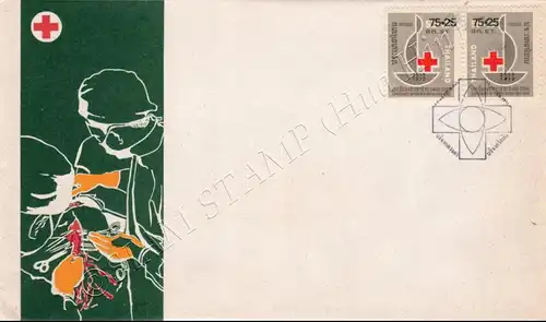 Red Cross 1973 -FDC(II)-I-