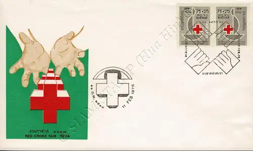 Red Cross 1975 -FDC(II)-IS-