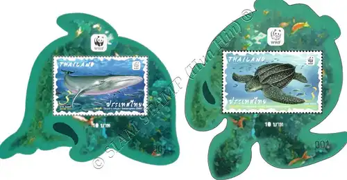 WWF: World Conservation of Marine Life (375A-376A) (MNH)