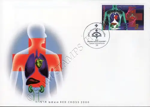 Red Cross 1999: Organ Donation Campaign -FDC(I)-I-