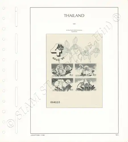LIGHTHOUSE Template Sheets THAILAND 1992 page 156-173A 25 Sheets (USED)