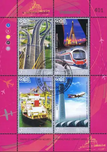 The Centenary of the Ministry of Transport -FDC(I)-I-