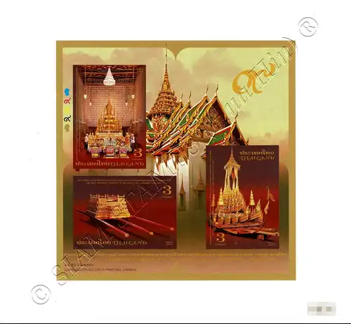 The Royal Cremation Ceremony of H.M. King Bhumibol (II) (B359-A360) (MNH)