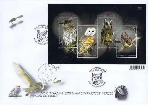 Nocturnal Bird (Owl) - The Night Hunter (308) -FDC(I)-IT-