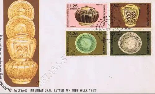 International Letter Week: Sangalok Ceramics -FDC(I)-I-