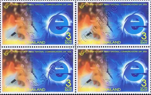 National Communications Day 2006 -BLOCK OF 4- (MNH)