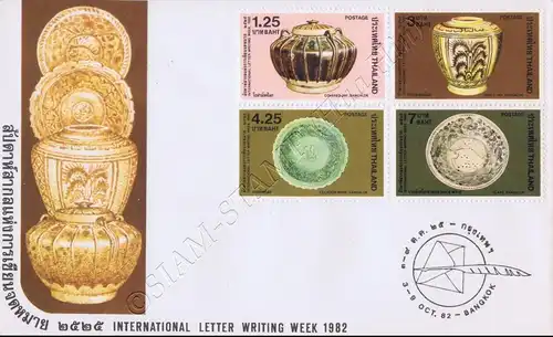 International Letter Week: Sangalok Ceramics -FDC(I)-A-