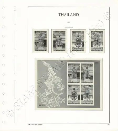 LIGHTHOUSE Template Sheets THAILAND 2001 page 287-301 21 Sheets (USED)