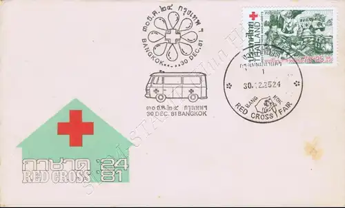 Red Cross 1981 -FDC(II)-AST(I)-