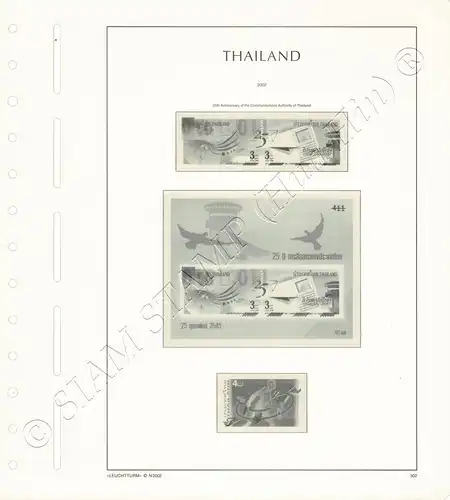 LIGHTHOUSE Template Sheets THAILAND 2002  page 302-316 21 Sheets (USED)