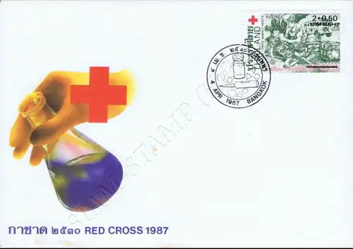 Red Cross 1987 -FDC(I)-I-