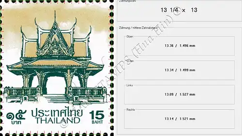 Definitive: PAVILION 15B 4th PRINT (TKS) (MNH)